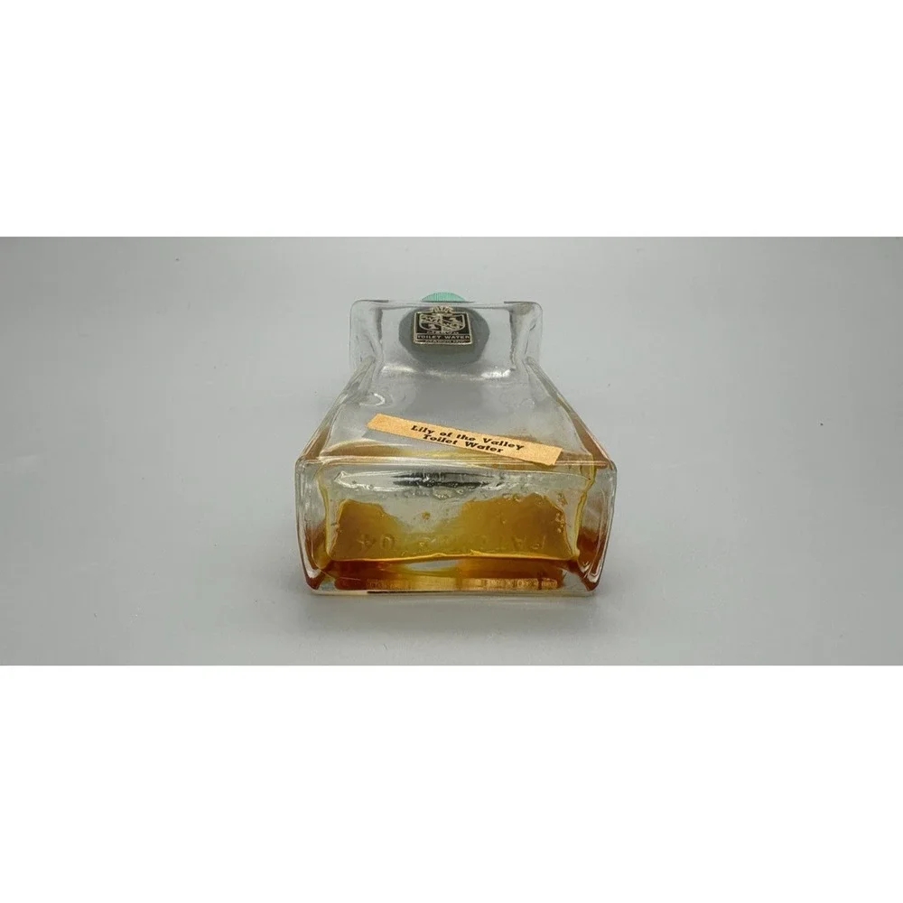 Vintage drug store beauty advertising Witols Marvo Toilet Water empty glass 1950